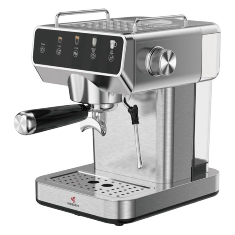 اسپرسوساز مباشی مدل ME-ECM2113، مناسب تهیه اسپرسو، دارای 1 عدد نازل قهوه، سیستم گرم کردن فنجان
