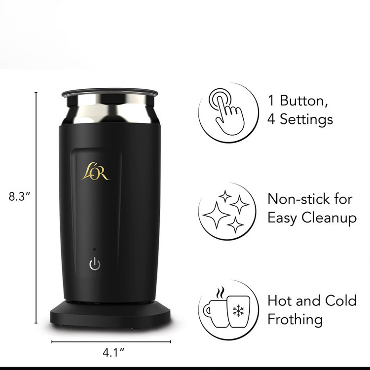 اسپرسوساز کپسولی 800 میلیلیتر فیلیپس مدل L'OR Barista Sublime LM9012 با فشار بخار 19 بار، قابلیت تهیه همزمان 2 فنجان و کف شیرساز لور