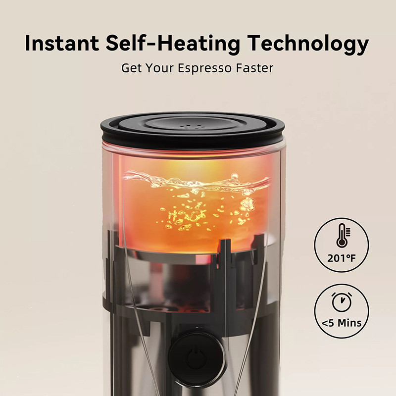 اسپرسوساز سفری سرا پلاس مدل Heating Version کد PCM03