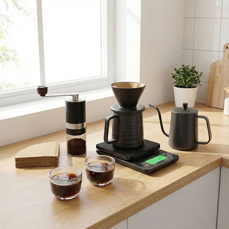قهوهساز گرین لاین مدل COFFEE MAKERSET G-80