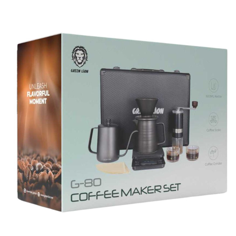 قهوهساز گرین لاین مدل COFFEE MAKERSET G-80