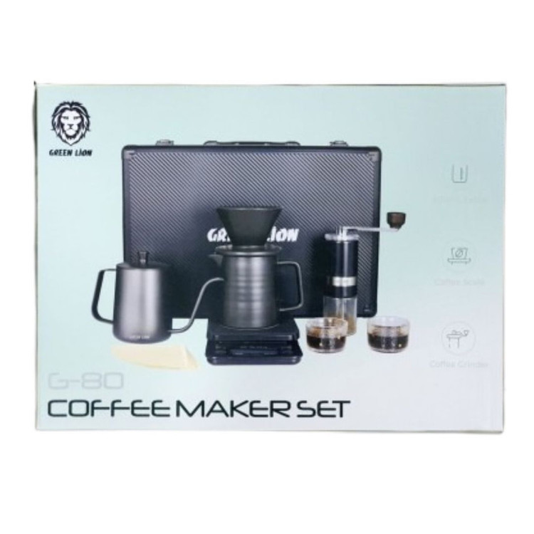 قهوهساز گرین لاین مدل COFFEE MAKERSET G-80