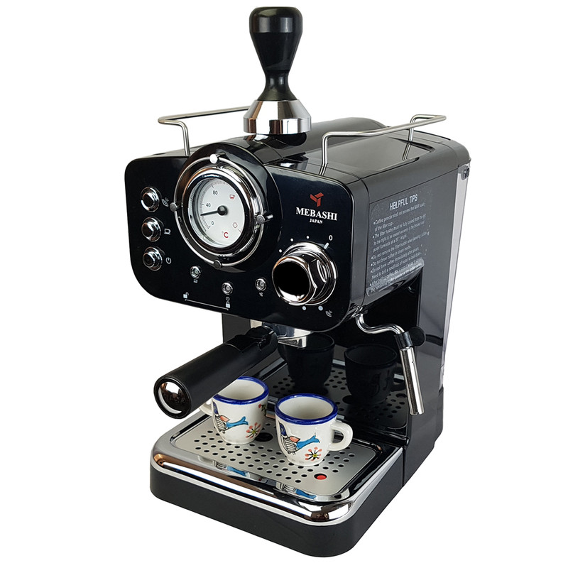 اسپرسوساز مباشی مدل ECM2009TC با توان 1100 وات، فشار 20 بار، نازل بخار با تنظیم میزان بخار و قابلیت قطع خودکار