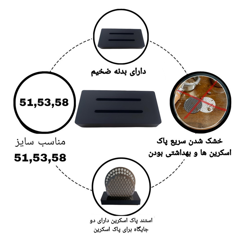 استند فیلتر قهوه ساز مدل پاک اسکرین
