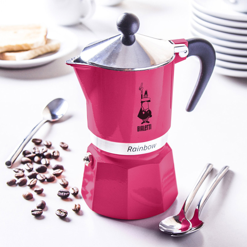 قهوه ساز بیالتی مدل رینبو 3Cups کد 5012