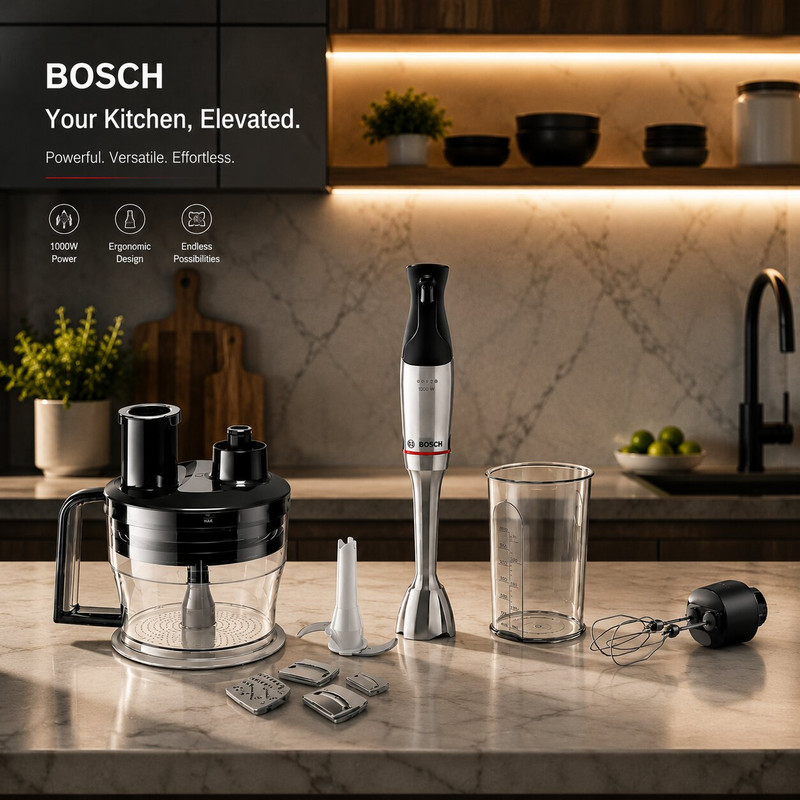 گوشت کوب برقی 1200 وات بوش مدل MSM6M874