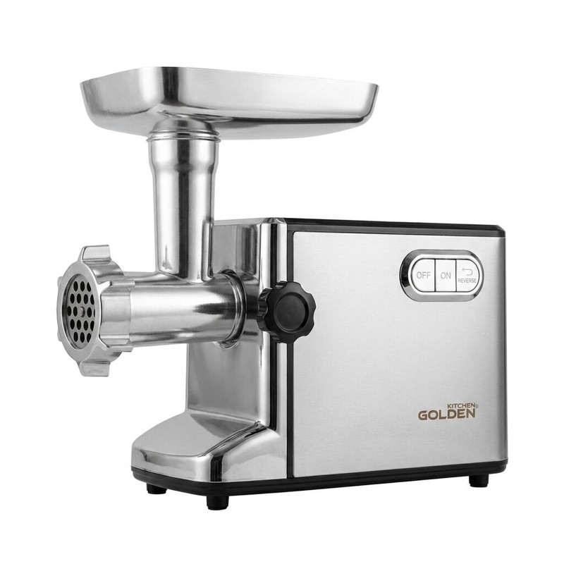 چرخ گوشت 1800 وات گلدن کیچن بدنه استیل مدل GK1010