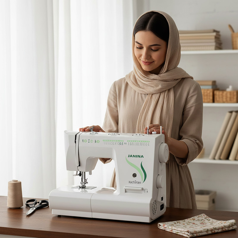 چرخ خیاطی کاچیران مدل ژانینا 4020 پلاس