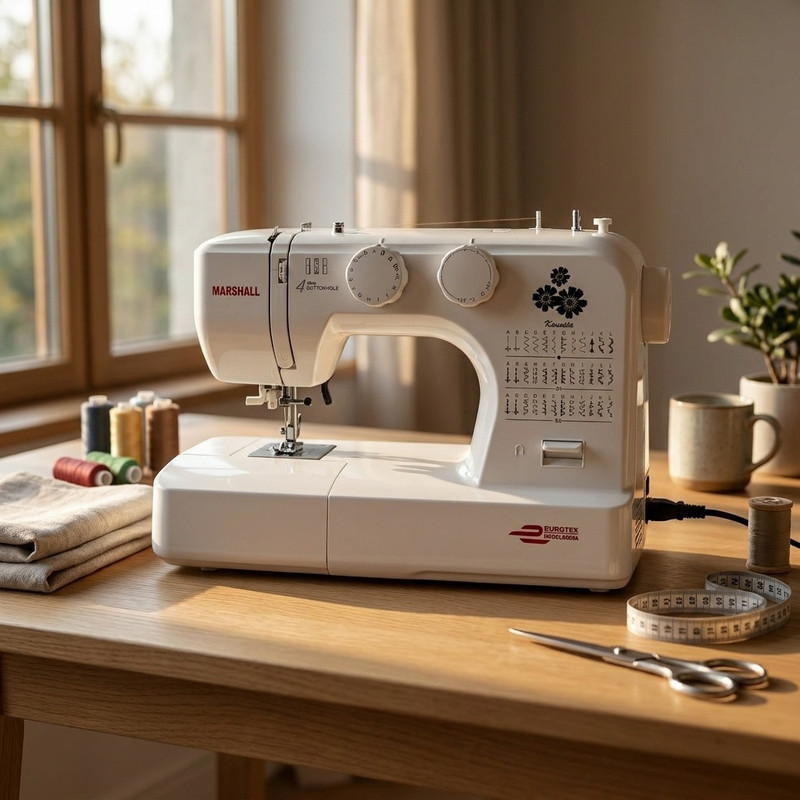 چرخ خیاطی مارشال مدل +EUROTEX 9009A Plus