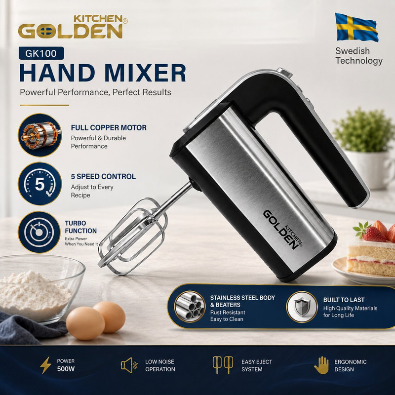 همزن پایه دار گلدن کیچن مدل GK110