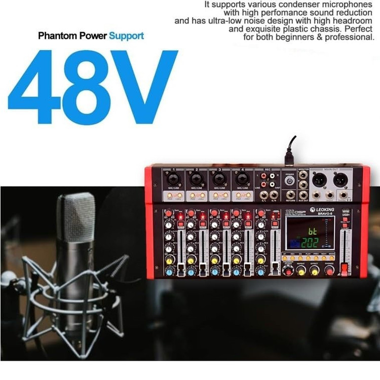 میکسر صدا مدل TM-6 DSP256