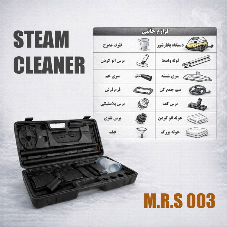 بخار شو 2000 وات 1.5 لیتری ام آر اس مدل Pro Max 003