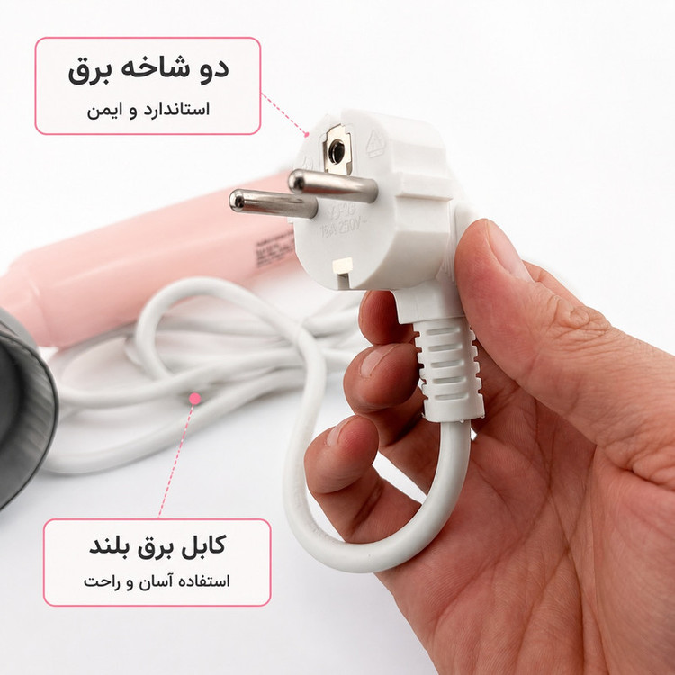 اتو بخار 1200 وات 130 میلی لیتری سفری مدل GTJ-2401