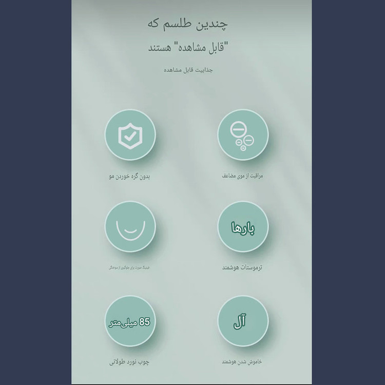 فر کننده و حالت دهنده مو مدل GA001