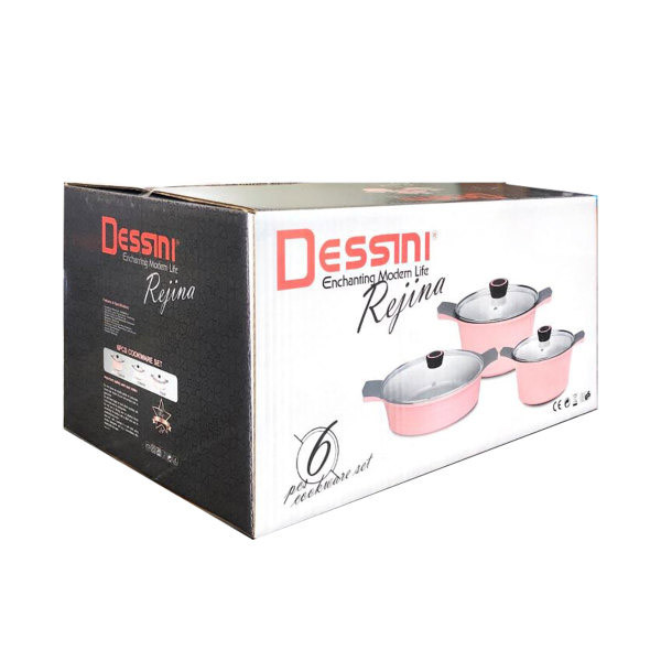 سرویس پخت و پز 6 پارچه دسینی مدل Rejina