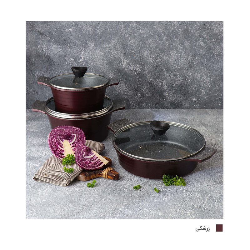 سرویس پخت و پز 6 پارچه دسینی مدل Rejina