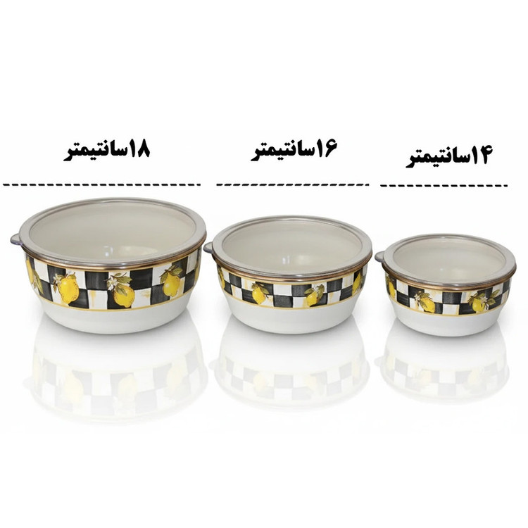 ظرف نگهدارنده میس بتی مدل LINDA9663 بسته 3 عددی