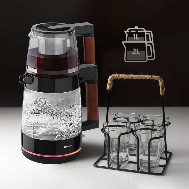 چای ساز روی هم اسنوا مدل STM-GS1650BK