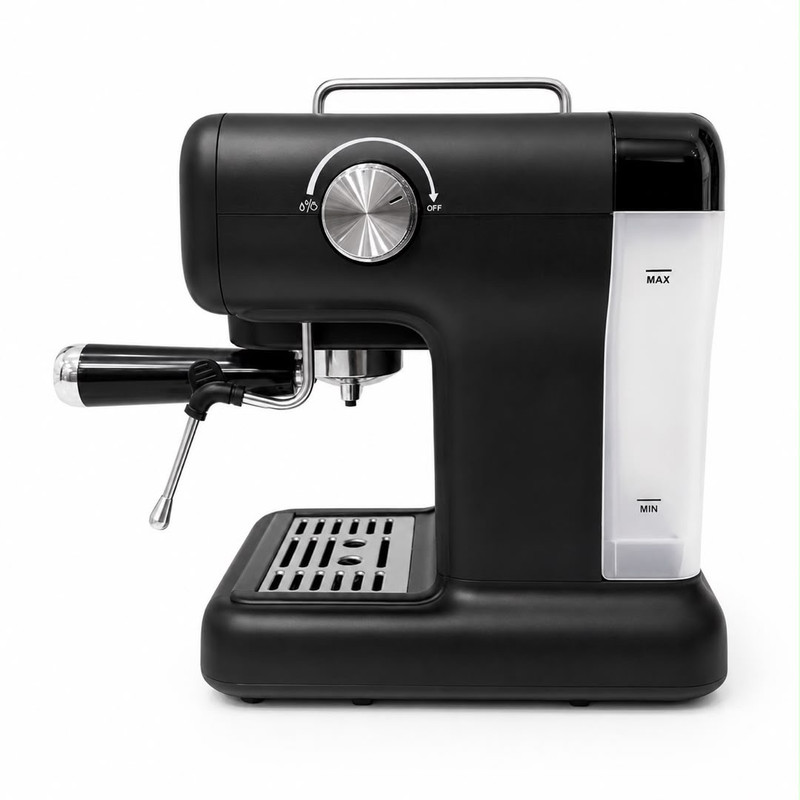 اسپرسوساز خانگی چندکاره یونیک لوکس مدل LX683 با فشار بخار 22 بار، توان 2400 وات، مخزن آب 0.9 لیتری و قابلیت استفاده از پاد و پودر قهوه