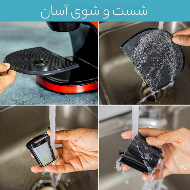 اسپرسوساز 250 میلیلیتری جی پاس مدل GCM41508، مناسب تهیه اسپرسو، کافه لاته، کاپوچینو، ماکیاتو و امریکانو