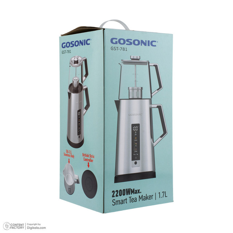 چای ساز روی هم گوسونیک مدل GST-781