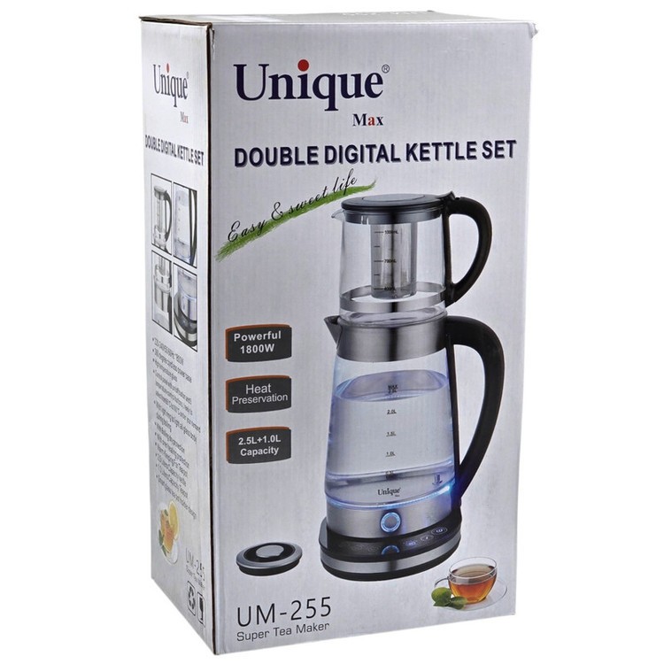 چای ساز روی هم یونیک مکس مدل UM-255