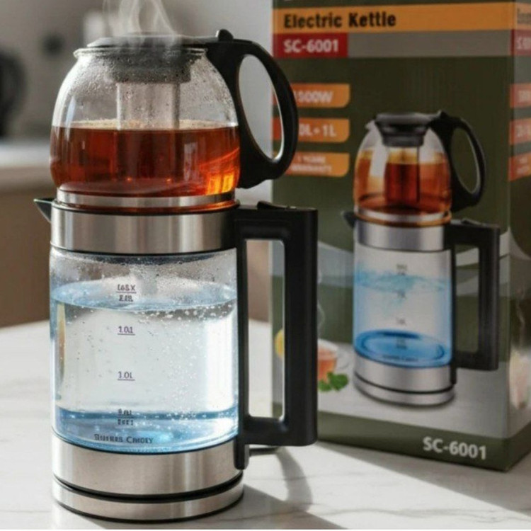 چای ساز روی هم سیلور کرست مدل SC-6001