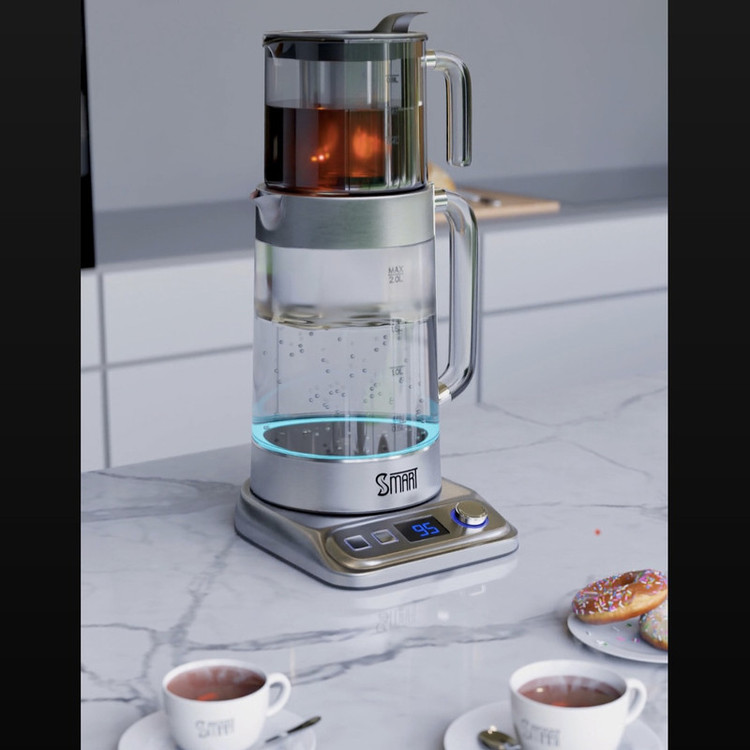 چای ساز روی هم اسمارت مدل S-808