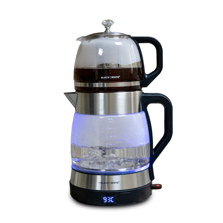 چای ساز روی هم بلک اند وایت مدل BW-ES550