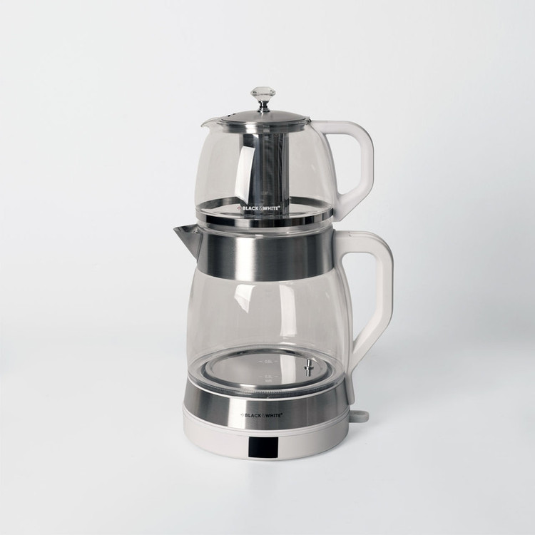 چای ساز روی هم بلک اند وایت مدل BW-ES550