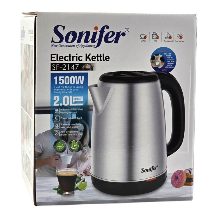 کتری برقی سونیفر مدل SF-2147 گنجایش 2 لیتر