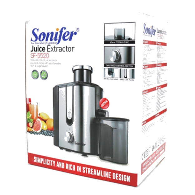 آبمیوهگیری 400 وات سونیفر مدل SF-5520