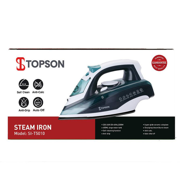 اتو بخار 2200 وات تاپسون مدل SI-T5010
