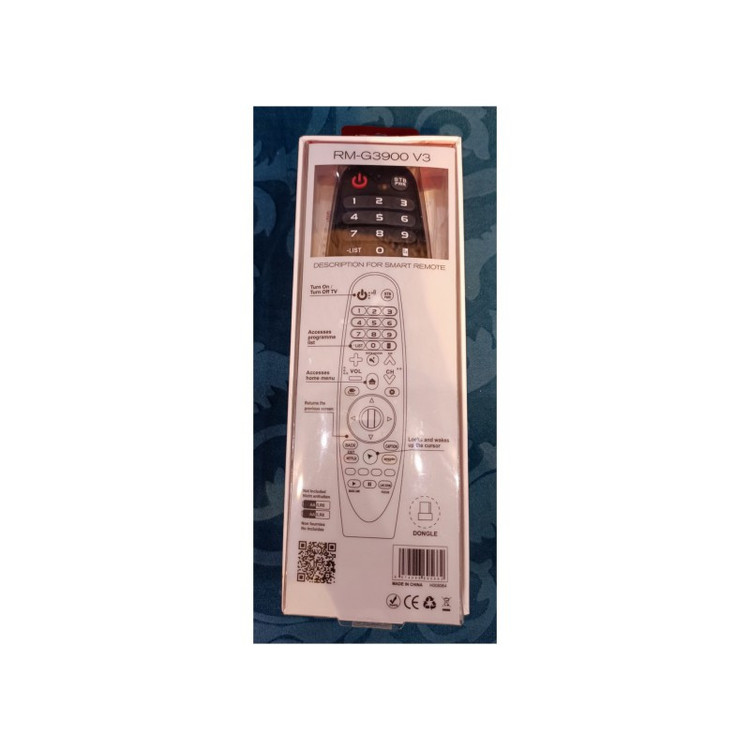 ریموت کنترل تلویزیون ال جی مدل RM-G3900 V3 مناسب تلویزیون ال جی