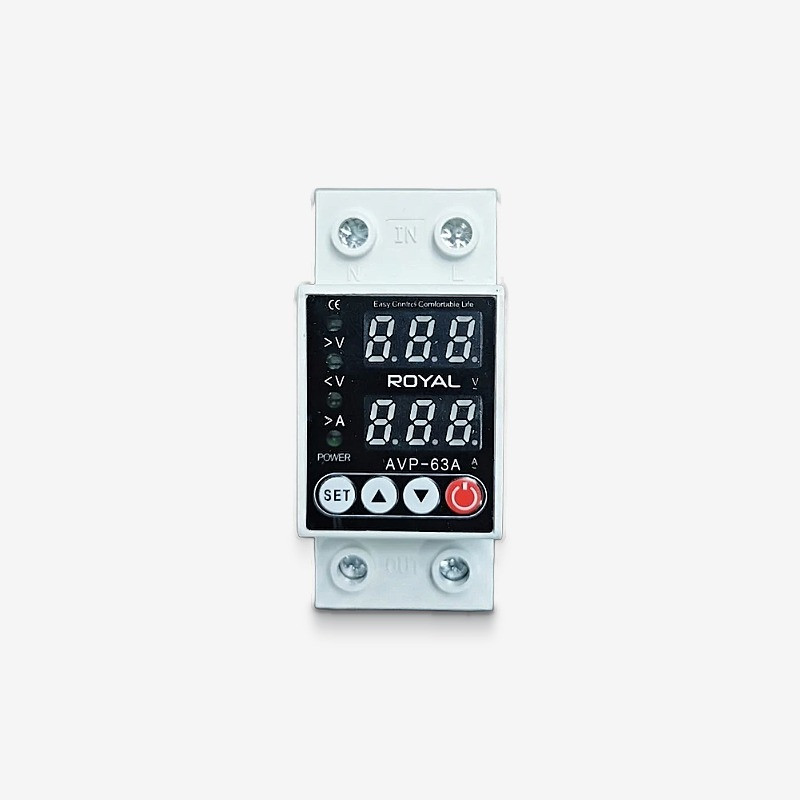 محافظ ولتاژ 63 آمپر رویال مدل 2P63A