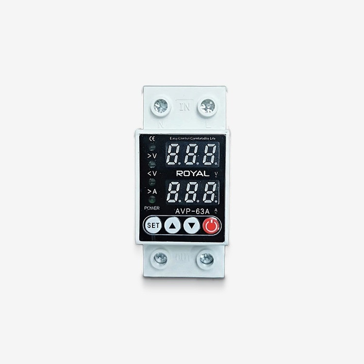 محافظ ولتاژ 63 آمپر رویال مدل 2P63A