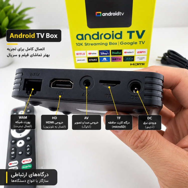 اندروید باکس راسین مدل S2 8/2GB