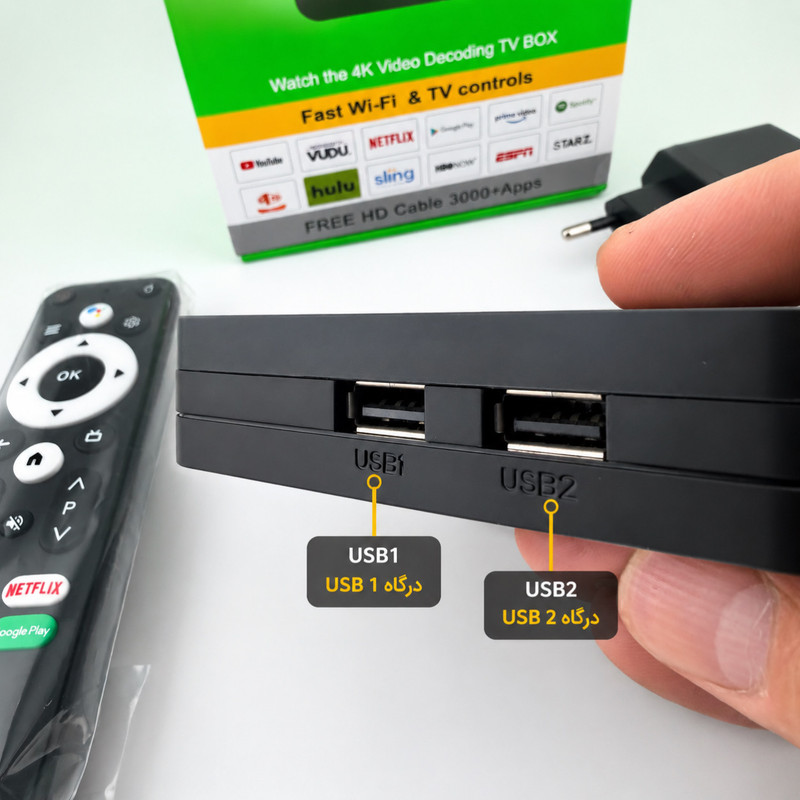 اندروید باکس راسین مدل S1 8/2GB
