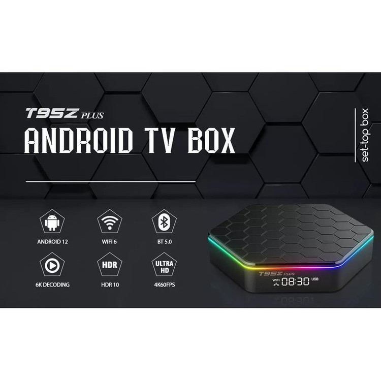 اندروید باکس مدل T95Z Plus به همراه کیبورد بیسیم