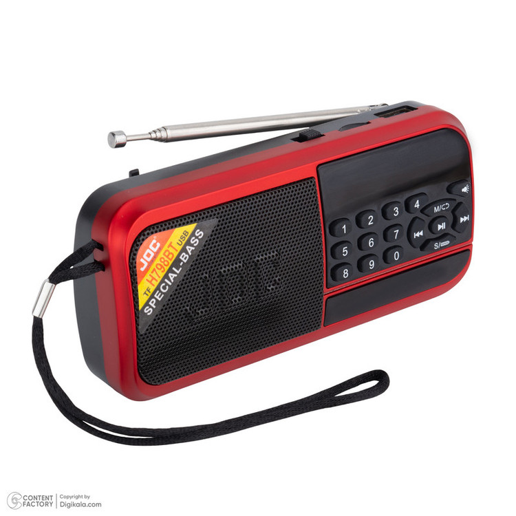 رادیو اسپیکر FM جی او سی مدل H798BT دارای پورت USB