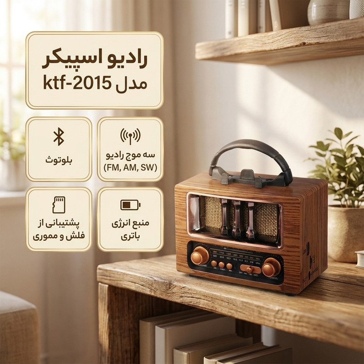 رادیو اسپیکر کی بورد مدل ktf-2015