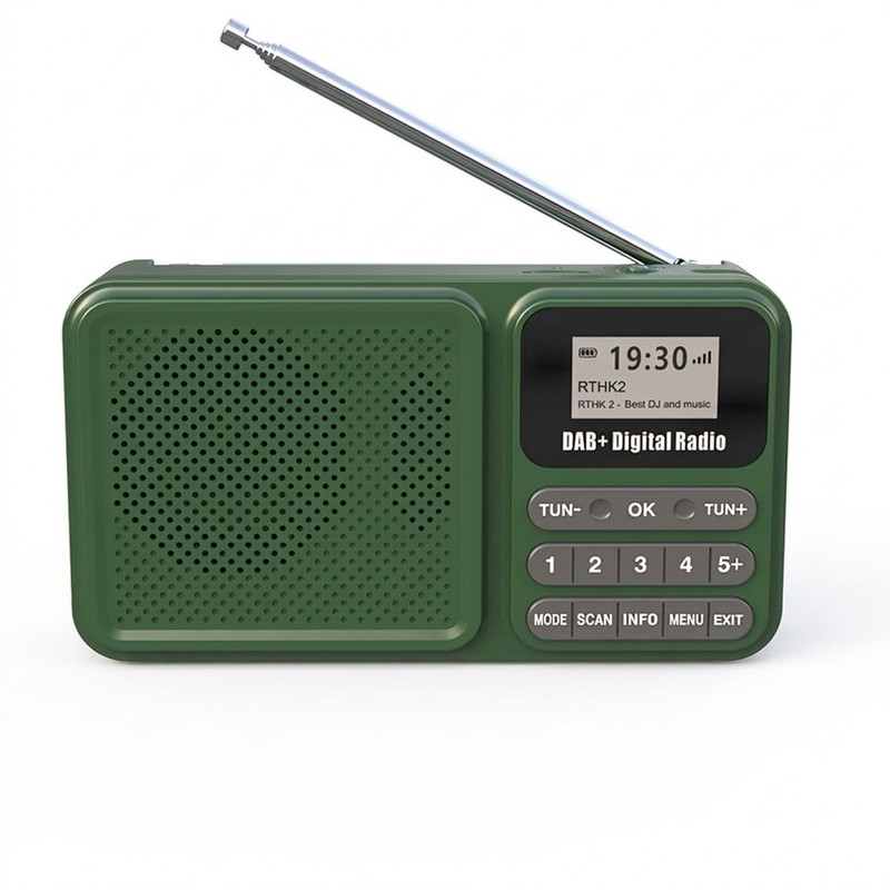 رادیو FM مدل DAB-P11 دارای خروجی هدفون