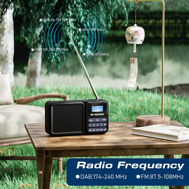 رادیو FM مدل DAB-P11 دارای خروجی هدفون