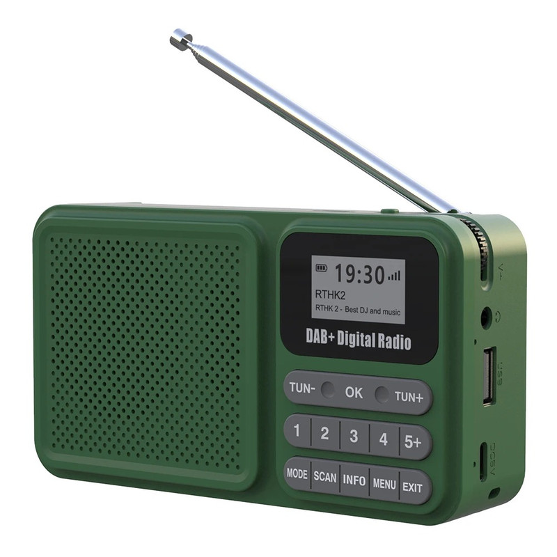 رادیو FM مدل DAB-P11 دارای خروجی هدفون