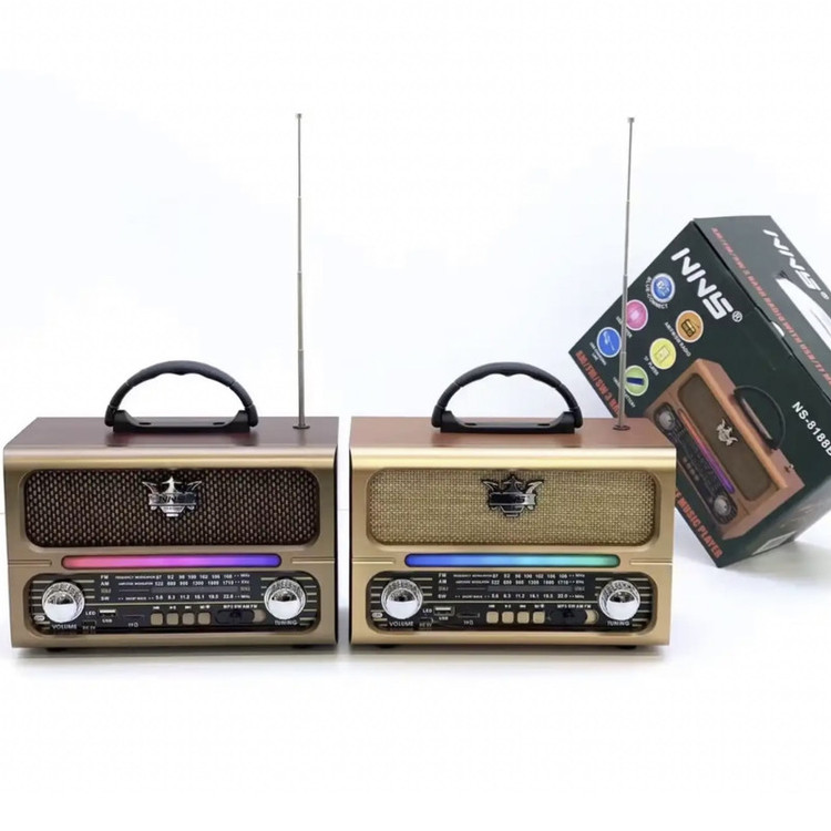 رادیو اسپیکر AM والتر مدل NS-8188BT دارای Bluetooth