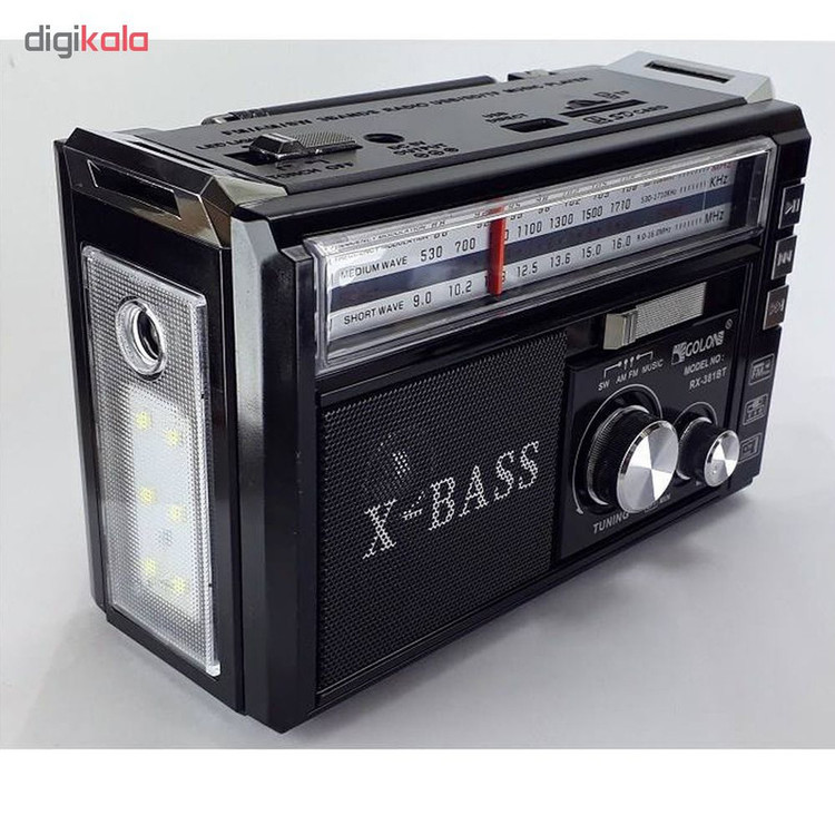 رادیو بلوتوثی گولون مدل RX-381BT