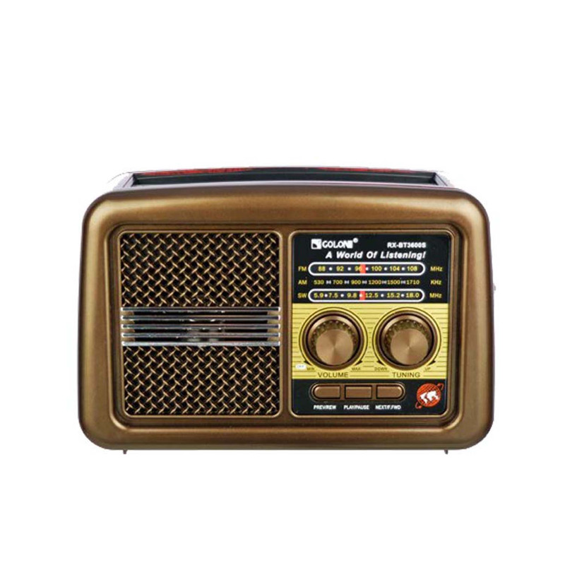 رادیو اسپیکر FM، AM، SW گولون مدل RX-BT3600S دارای Bluetooth
