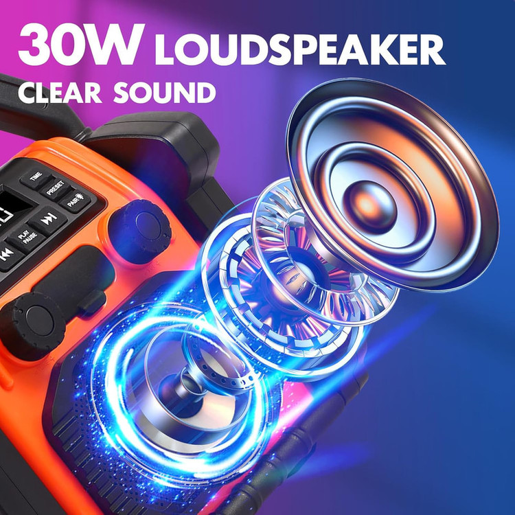 رادیو اسپیکر FM مدل P250 دارای Bluetooth