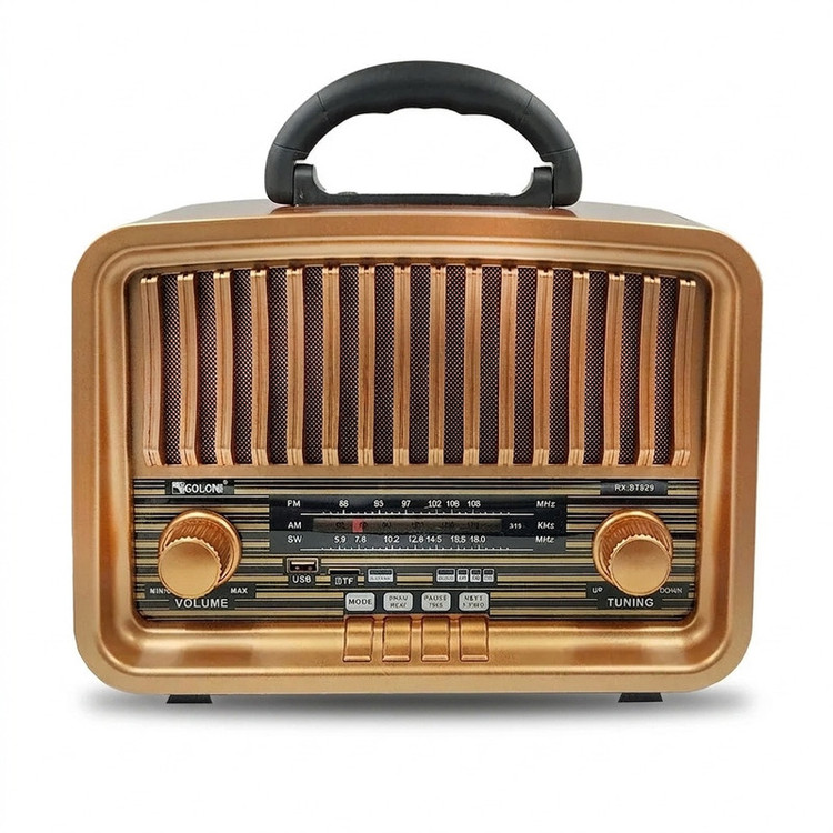 رادیو اسپیکر FM، AM، SW گولون مدل RX-BT929 دارای پورت USB