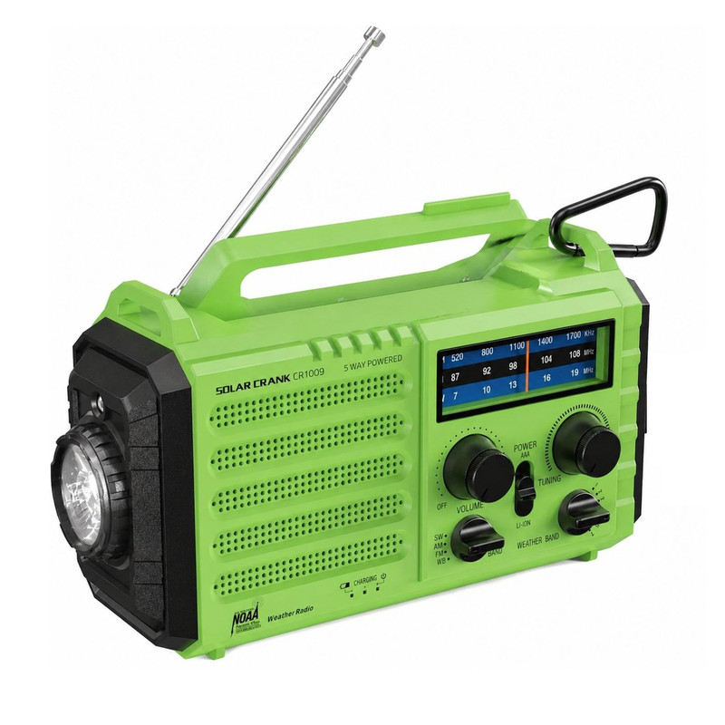 رادیو FM، AM، SW مدل CR1009 دارای خروجی هدفون